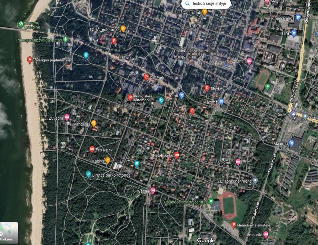 S.Neries Butas Lägenhet Palanga Exteriör bild